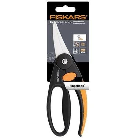 Ножницы универсальные Fiskars FingerLoop SP45, с петлей для пальцев, 21,8 см (1001533) - фото 2