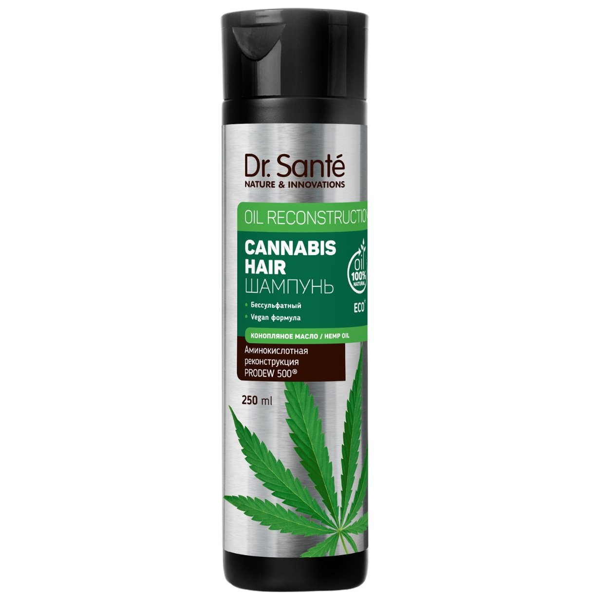 Шампунь для волосся Dr. Sante Cannabis Hair, 250 мл - фото 1