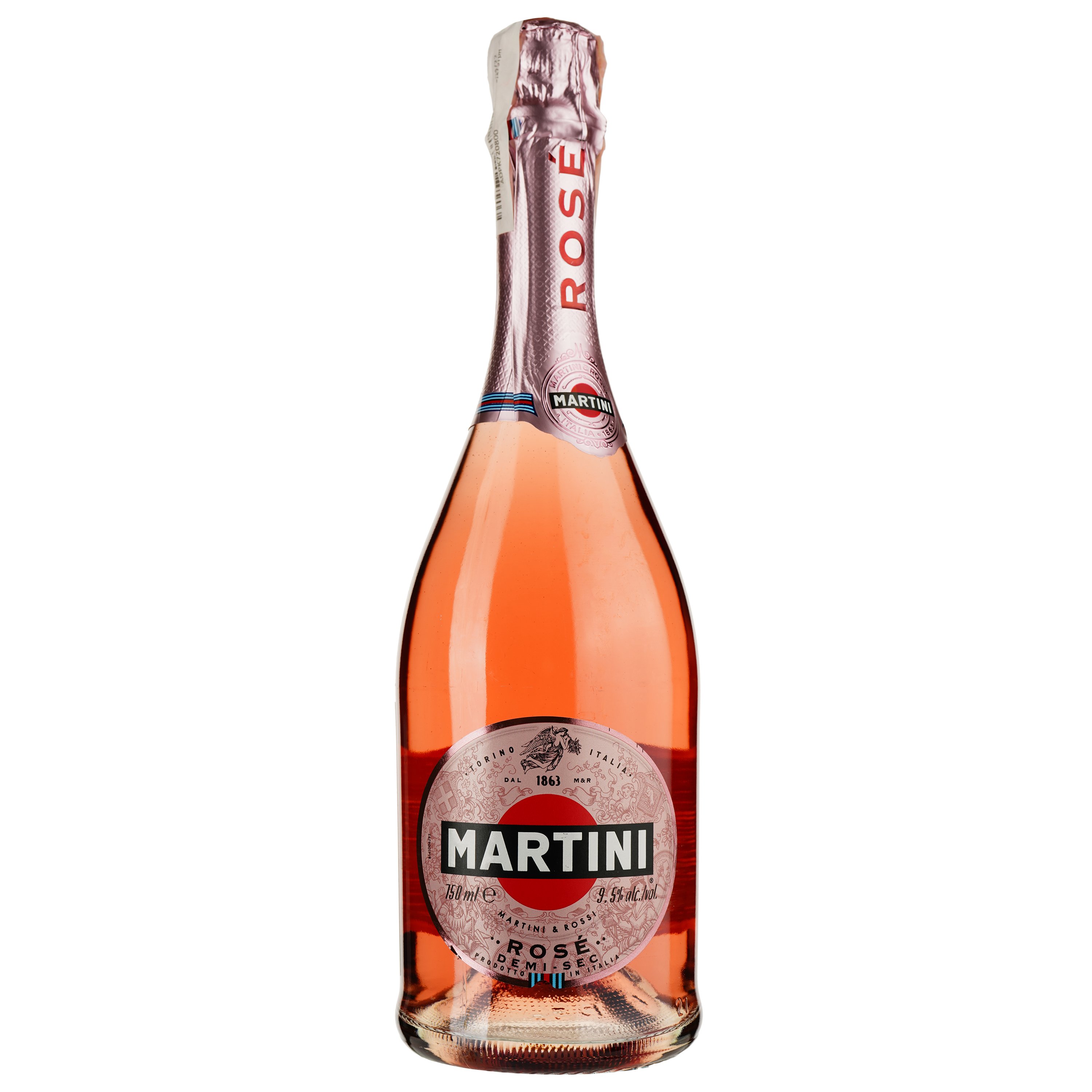 Вино игристое Martini Розе, 9,5%, 0,75 л (414182) - фото 1