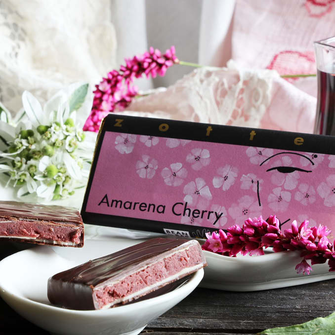 Шоколад молочний Zotter Amarena Cherry органічний 70 г - фото 4