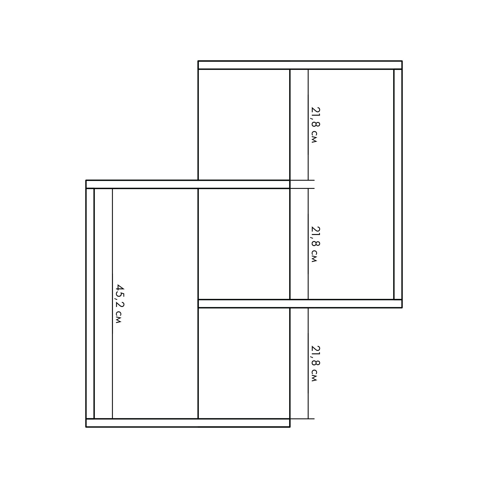 Полка Hopanchuk Furniture Даллас севилья с белым (44C1C3) - фото 4