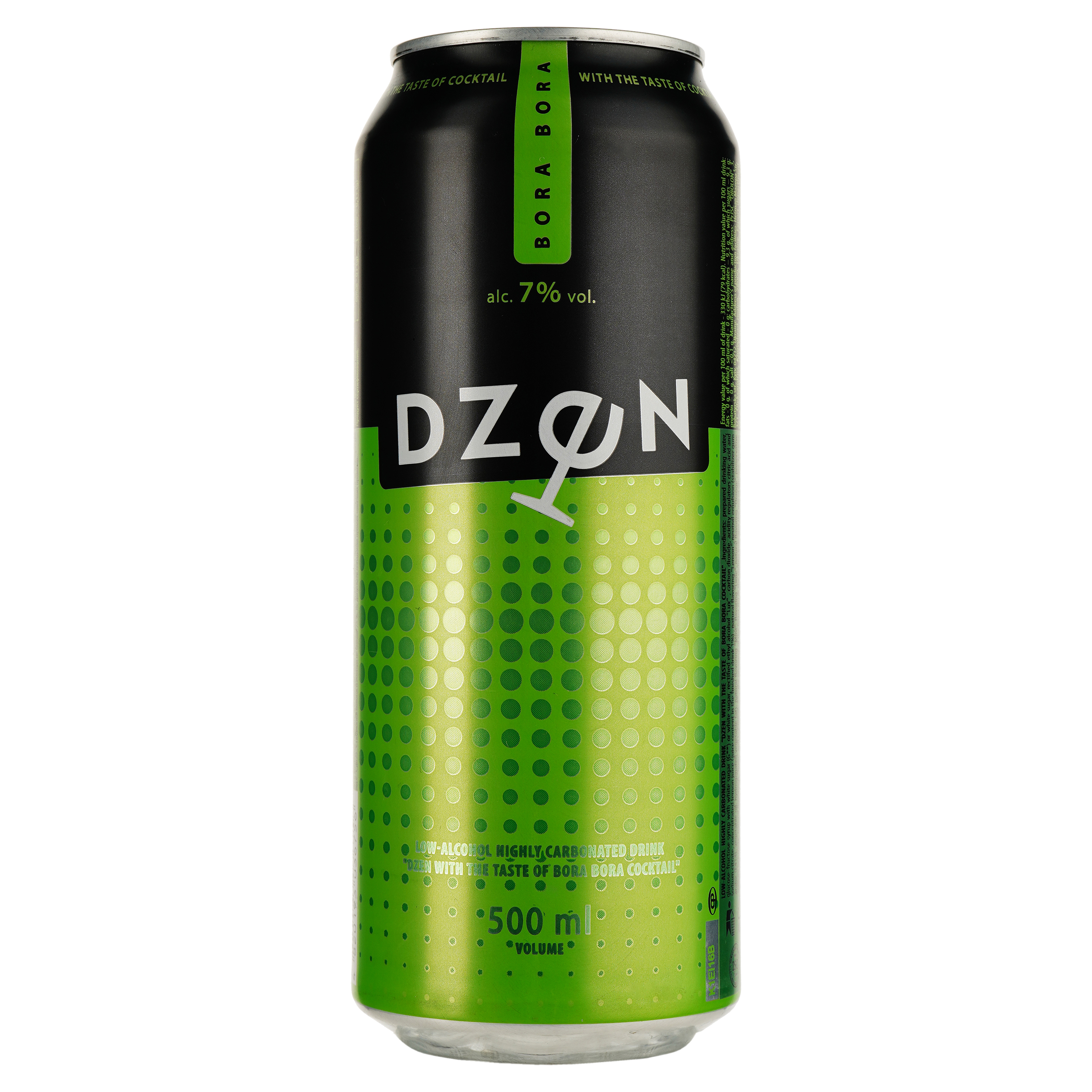 Напиток слабоалкогольный Dzen со вкусом коктейля Бора Бора, 7% ж/б, 0,5 л - фото 1