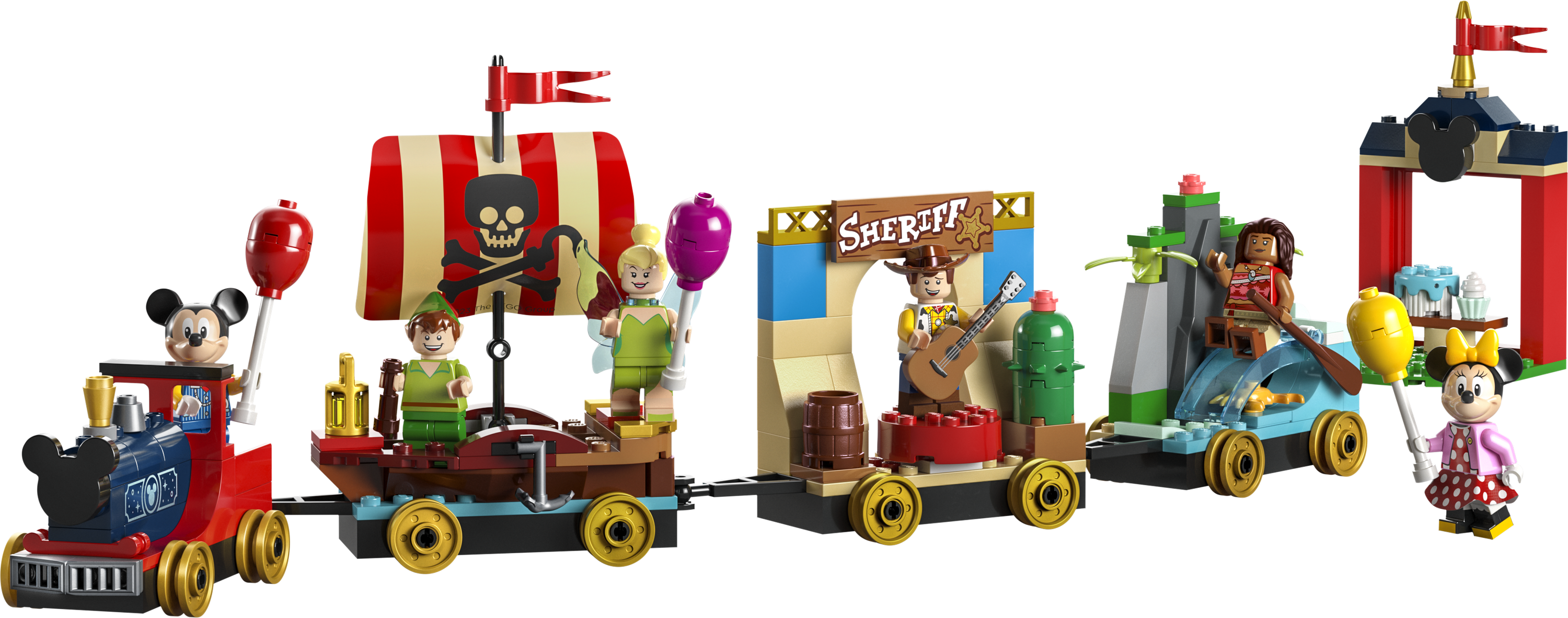 Конструктор LEGO Disney Classic Праздничный поезд Диснея, 200 деталей (43212) - фото 2
