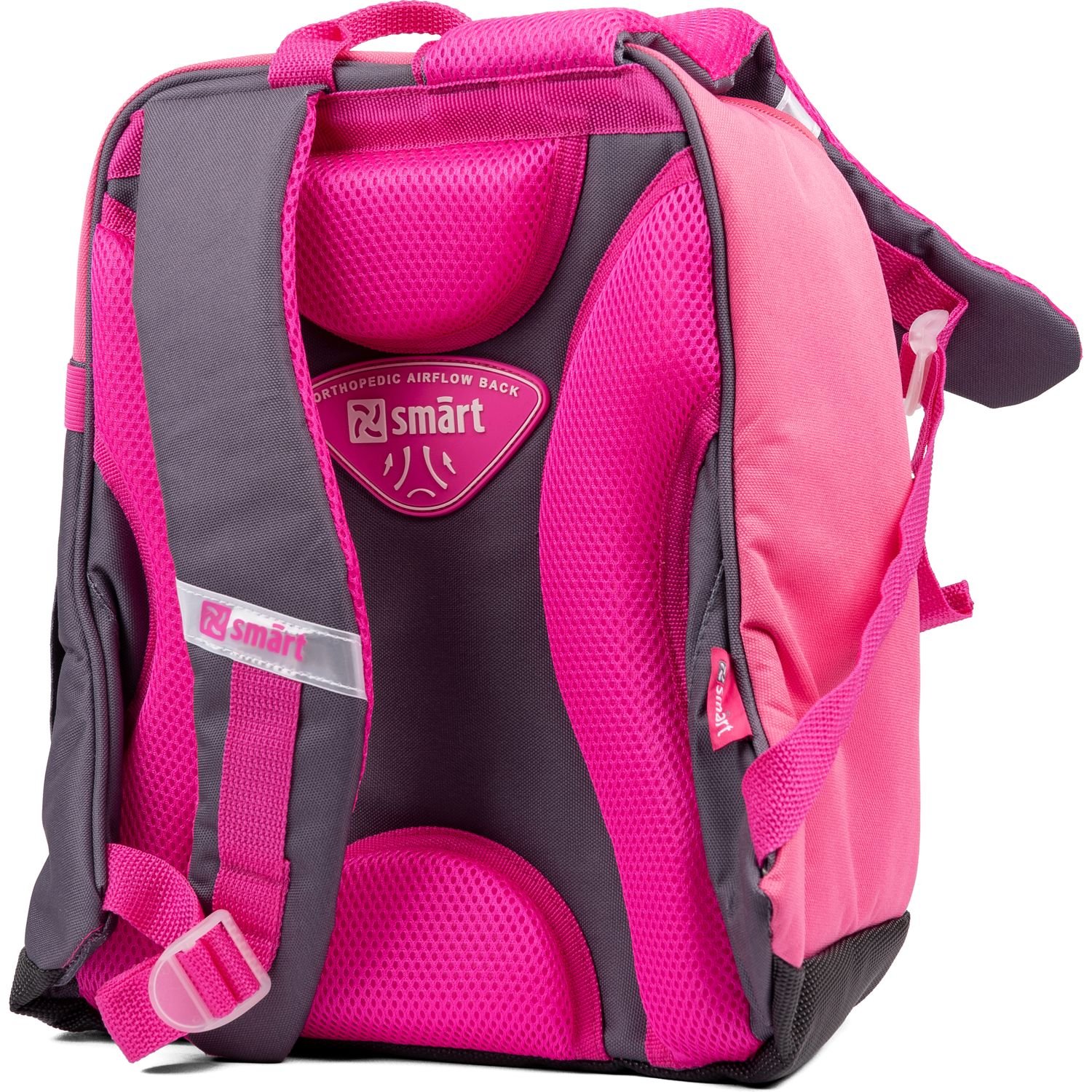 Рюкзак шкільний Smart H-55 Cat Rules, черный с розовым (558036) - фото 4
