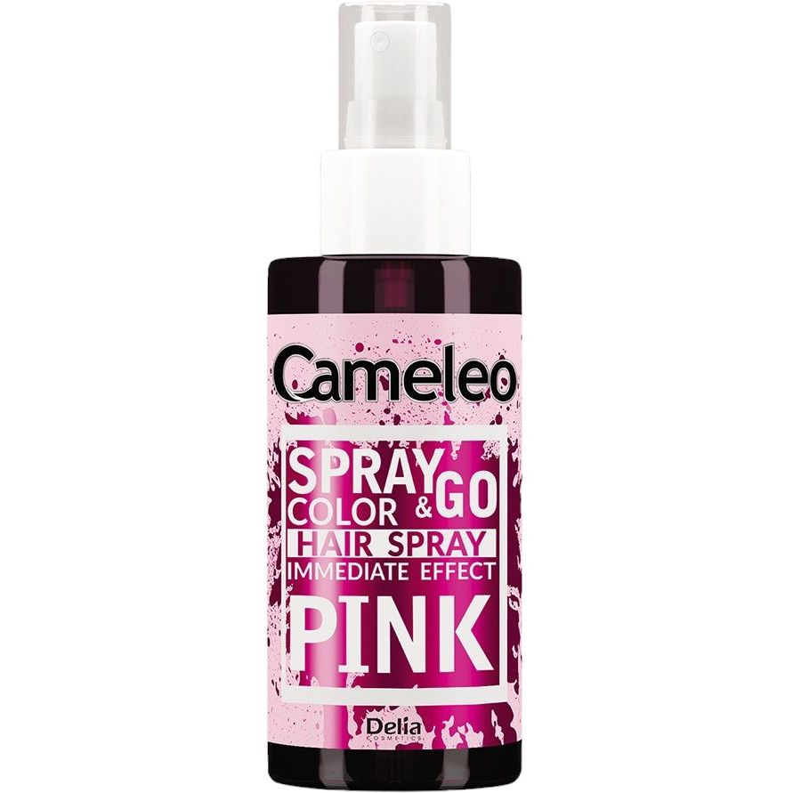 Спрей для волос оттеночный Delia Cosmetics Cameleo Spray&amp;Go розовый 150 мл - фото 1
