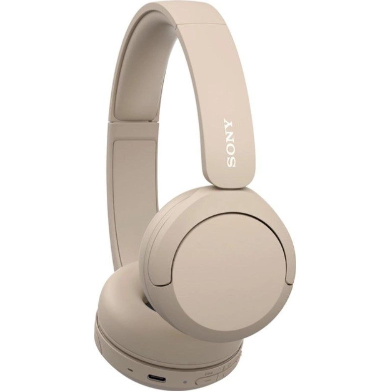 Беспроводные наушники Sony WHCH520 Bluetooth Beige - фото 2