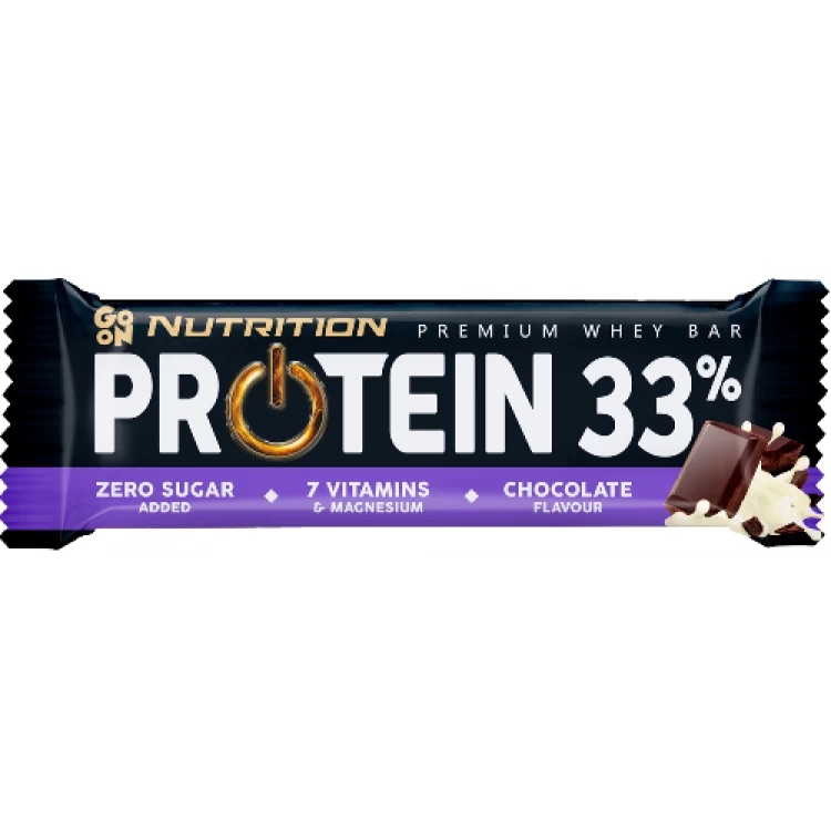 Батончик протеїновий Go On Nutrition Protein 33% Chocolate 50 г - фото 1