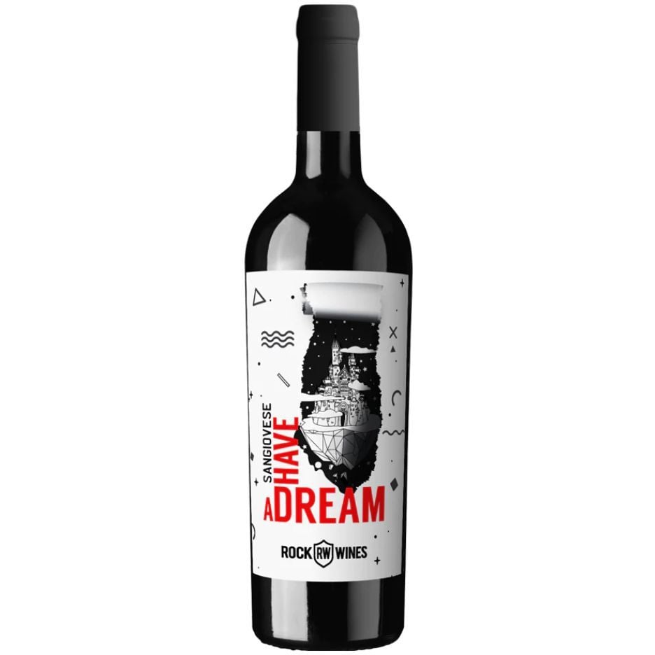 Вино Rock Wines Have a Dream Toscana IGT Sangiovese, червоне, сухе, 0,75 л - фото 1