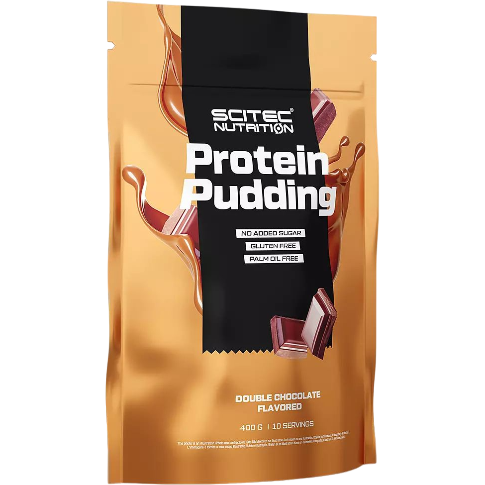 Протеиновый пудинг Scitec Nutrition Protein Pudding Двойной шоколад 400 г - фото 1