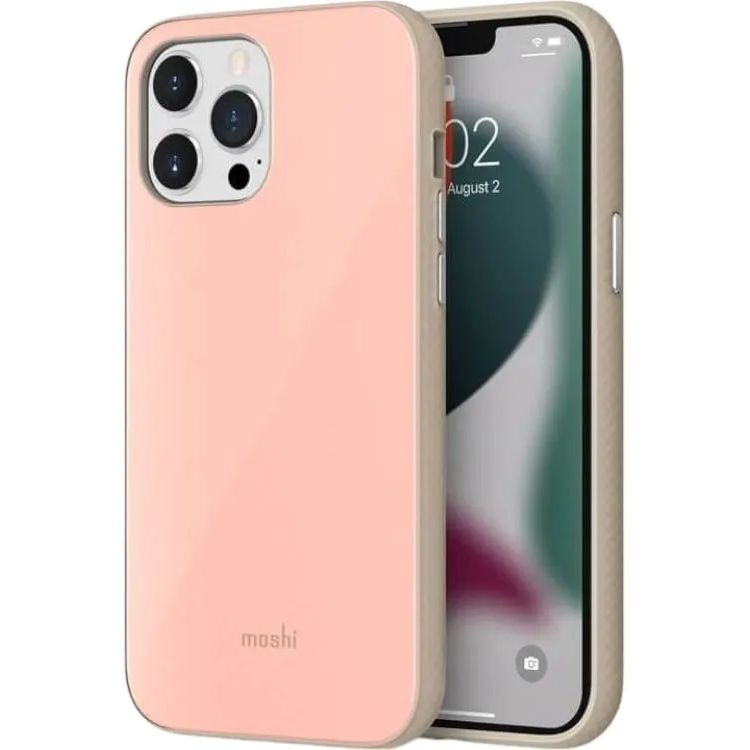 Чехол-накладка Moshi iGlaze Slim Hardshell Case Dahlia Pink для iPhone 13 Pro Max - фото 1