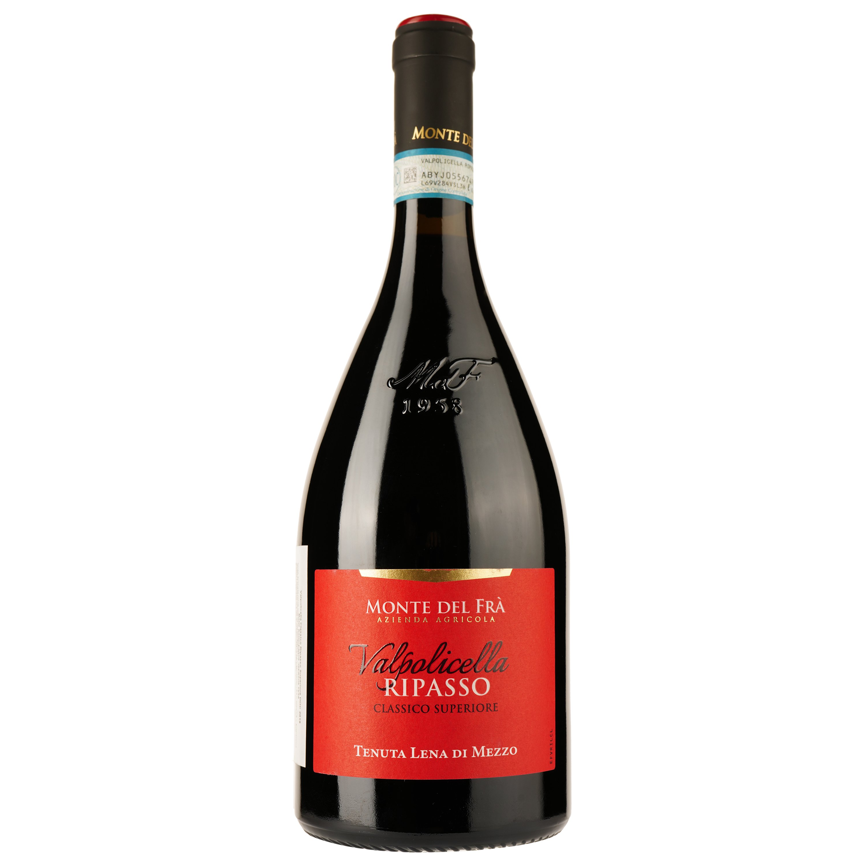 Вино Monte Del Fra Valpolicella Ripasso Superiore Classico DOC, красное, сухое, 0,75 л - фото 1