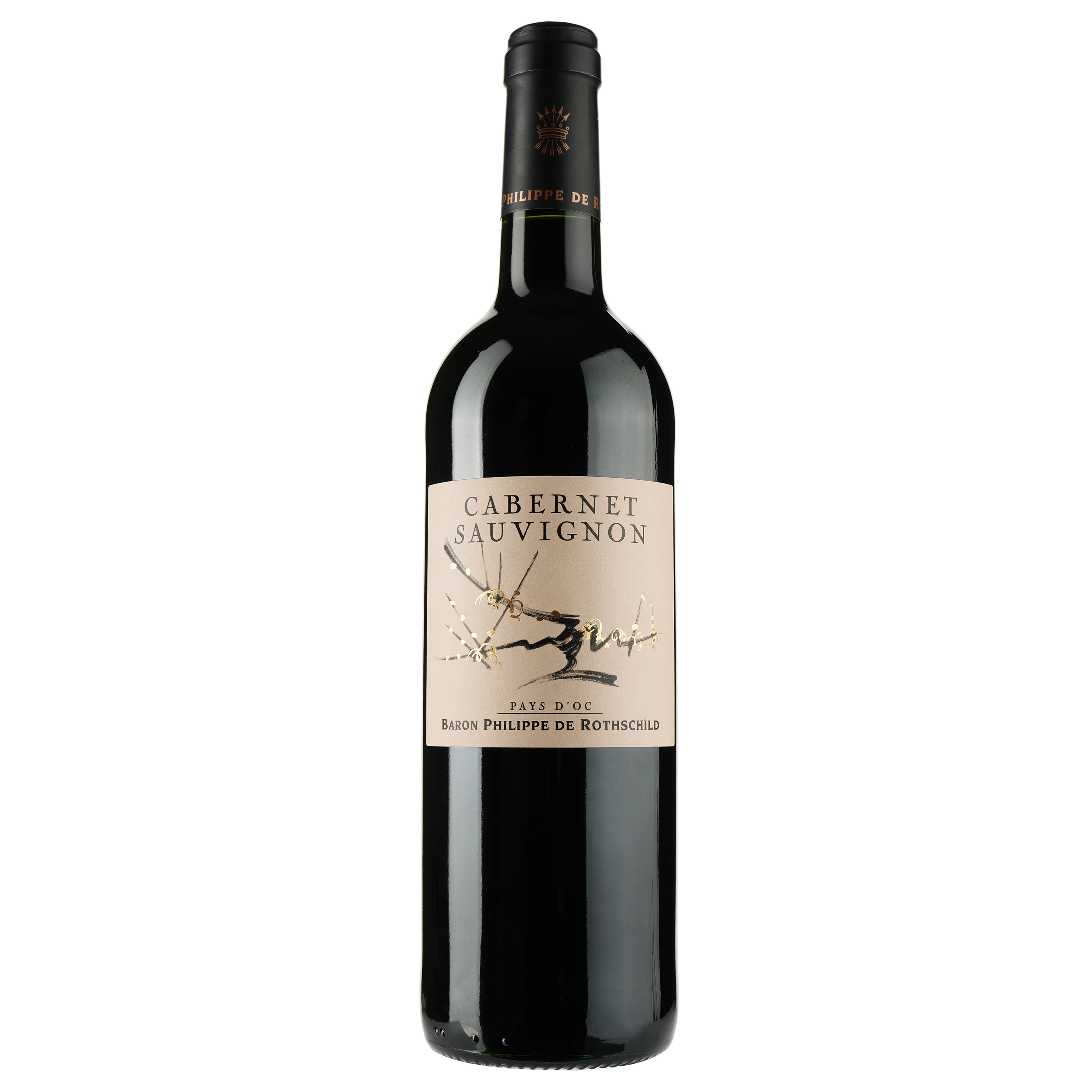 Вино Baron Philippe de Rothschild Cabernet Sauvignon, красное, сухое, 13,5%, 0,75 л - фото 1