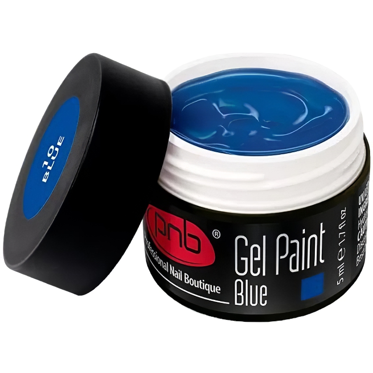 Гель-фарба PNB UV/LED Art Impress gel paint dark blue 10 темно-синя 5 мл - фото 1