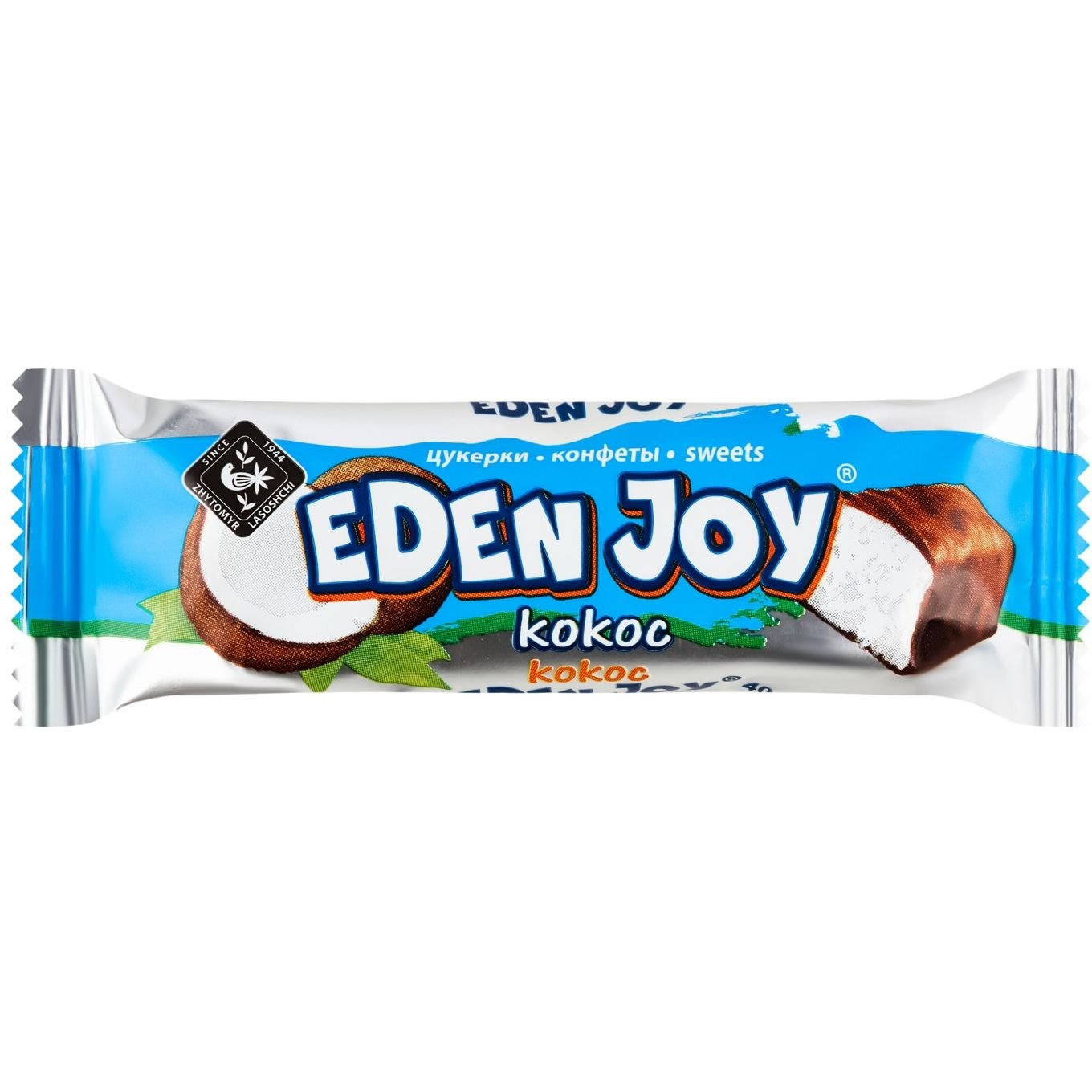 Цукерки Житомирські ласощі Eden Joy Кокос 40 г - фото 1