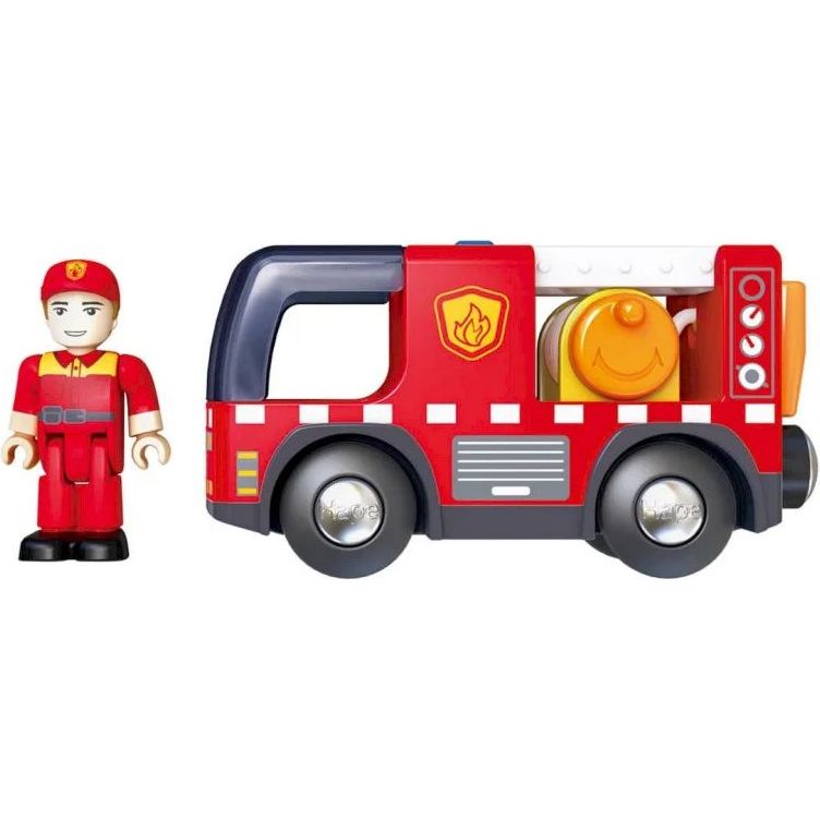 Іграшковий пожежний автомобіль Hape з сиреною (E3737) - фото 2