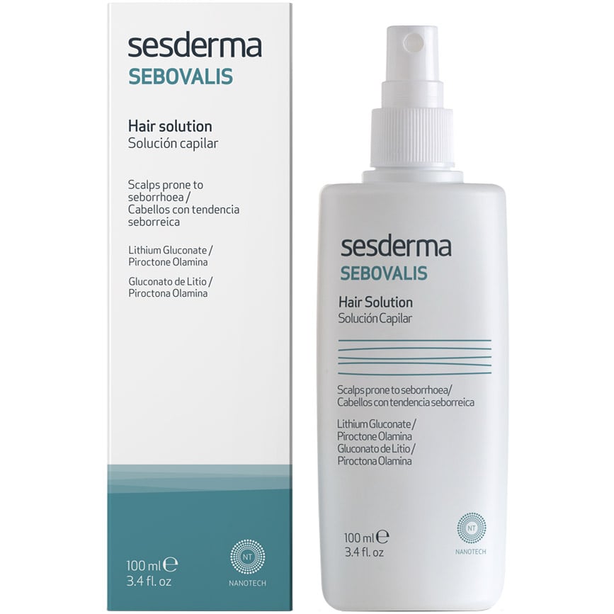 Лосьон для лечения перхоти Sesderma Sebovalis Hair Solution 100 мл - фото 1