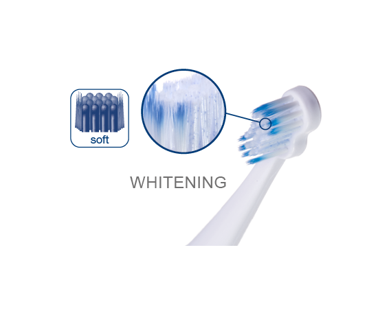 Сменные щетки Paro Swiss deep clean whitening brush heads 2 шт. - фото 3