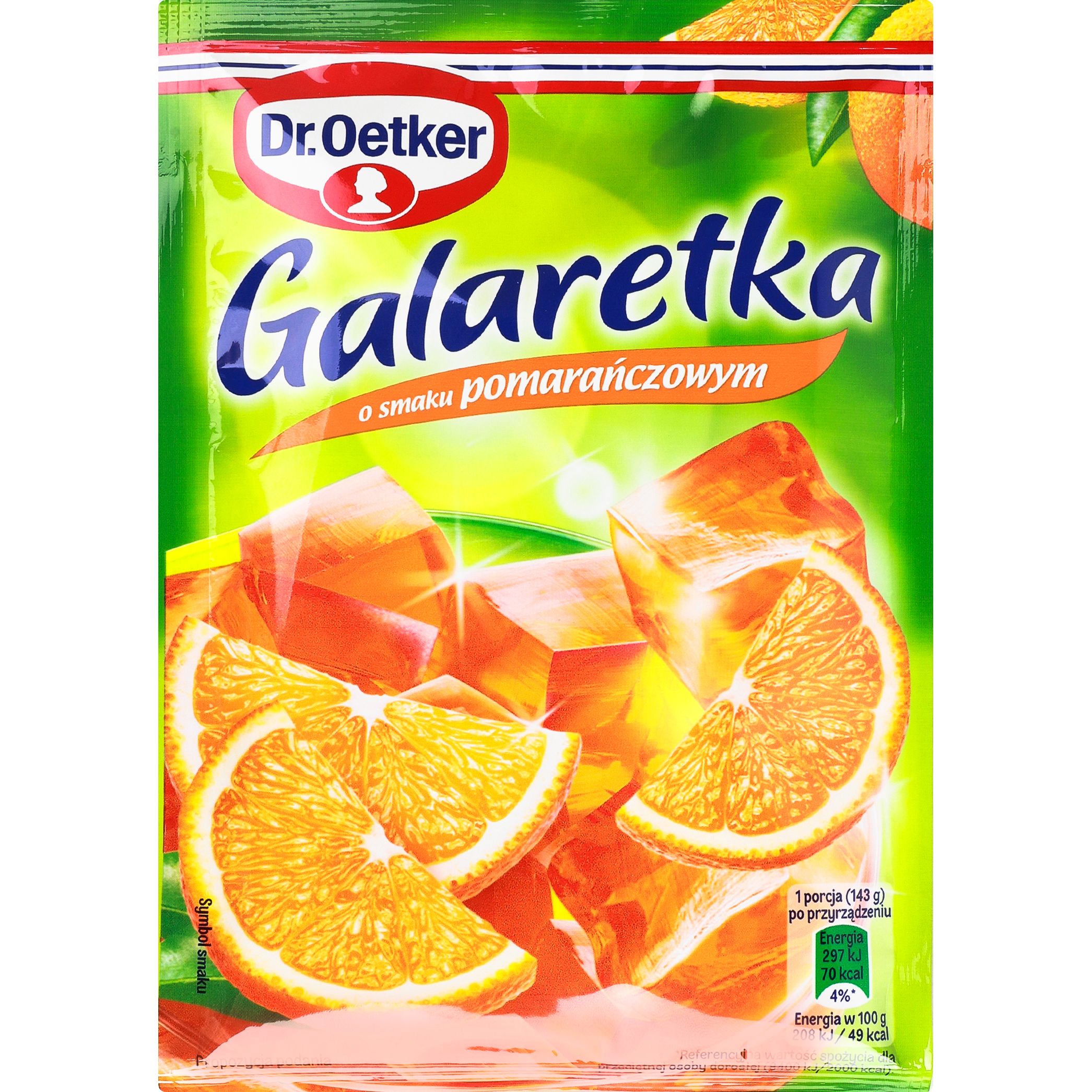 Желе Dr.Oetker Galaretka зі смаком апельсина 72 г - фото 1