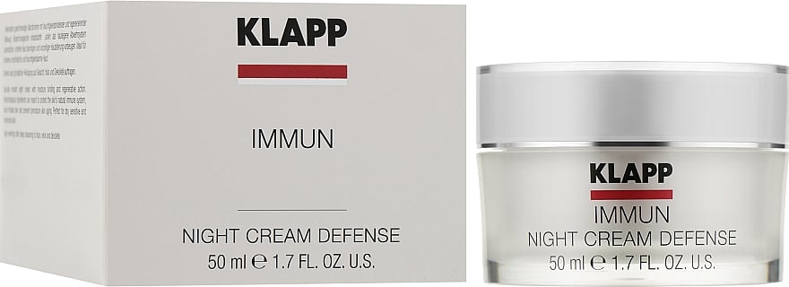Крем для інтенсивного нічного догляду Klapp Immun Night Cream Defense, 50 мл - фото 2
