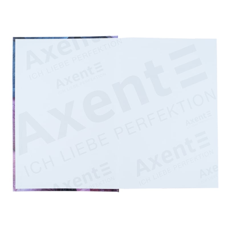 Книга записная Axent Flora A4 в клеточку 192 листа фиолетовая (8423-25-A) - фото 2