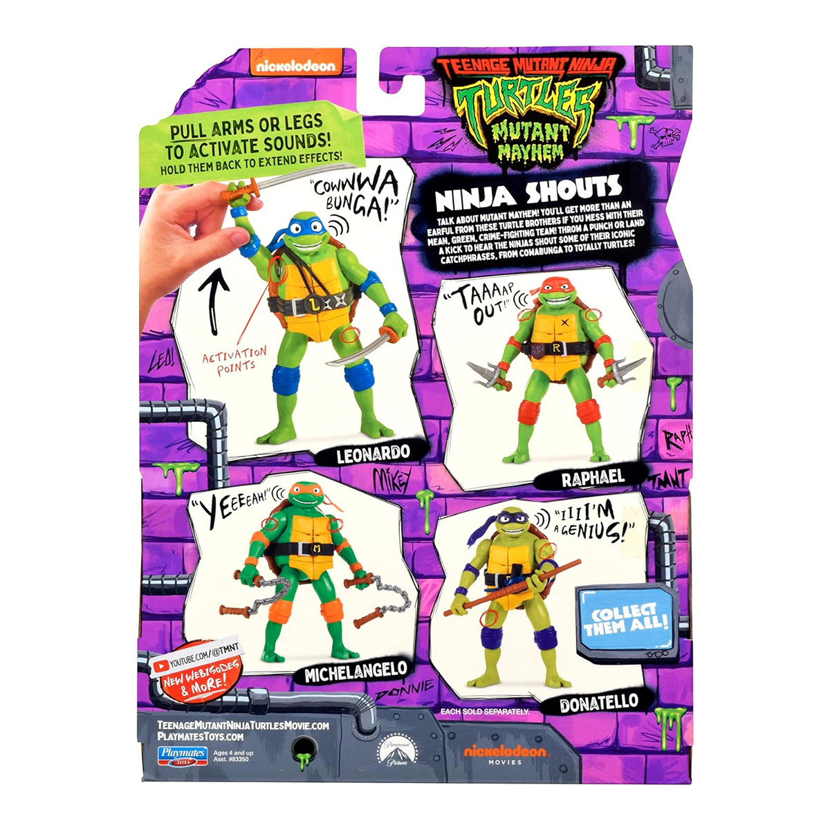 Игровая фигурка TMNT Черепашки-Ниндзя Леонардо (83351) - фото 8