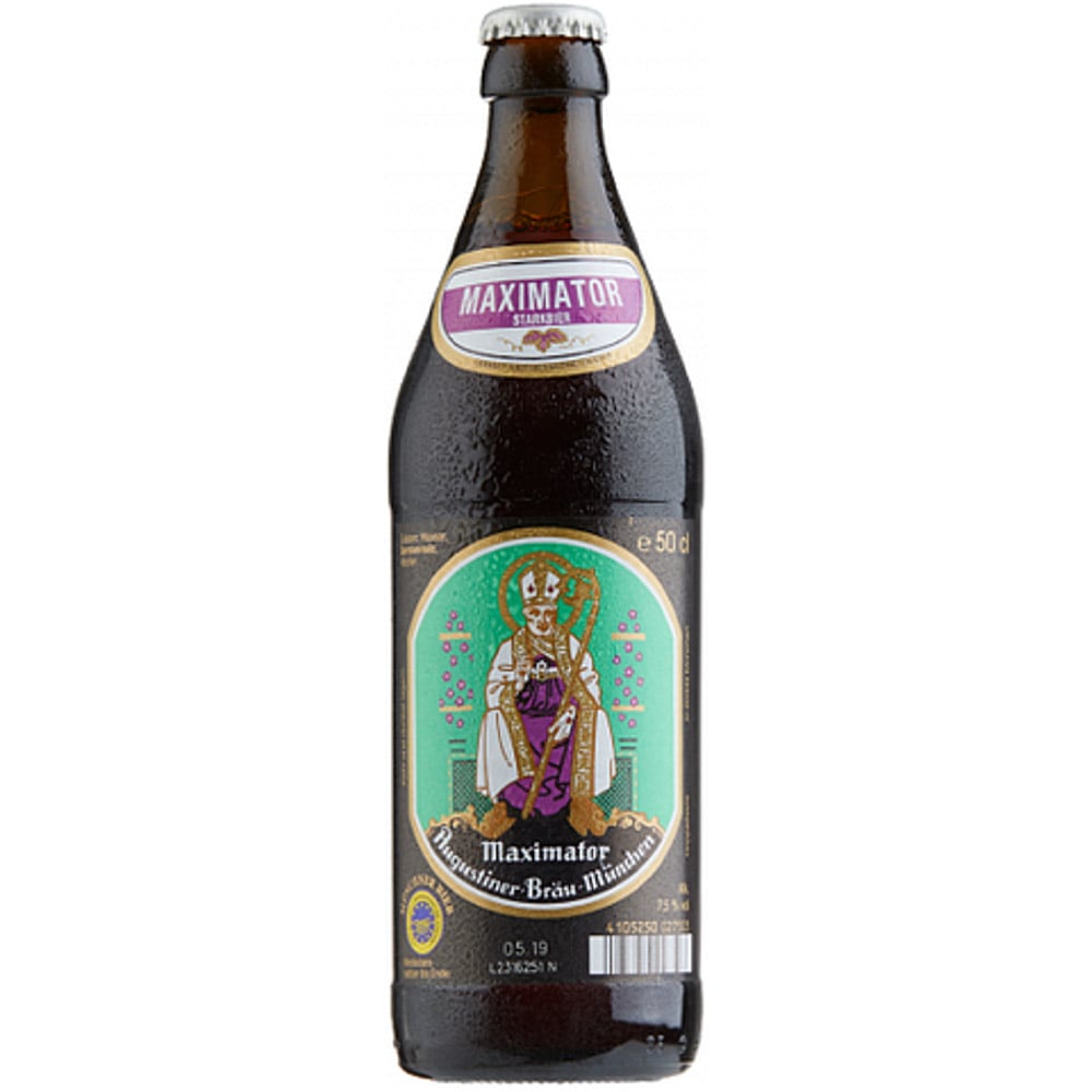 Пиво Augustiner Maximator темне 7.5% 0.5 л - фото 1