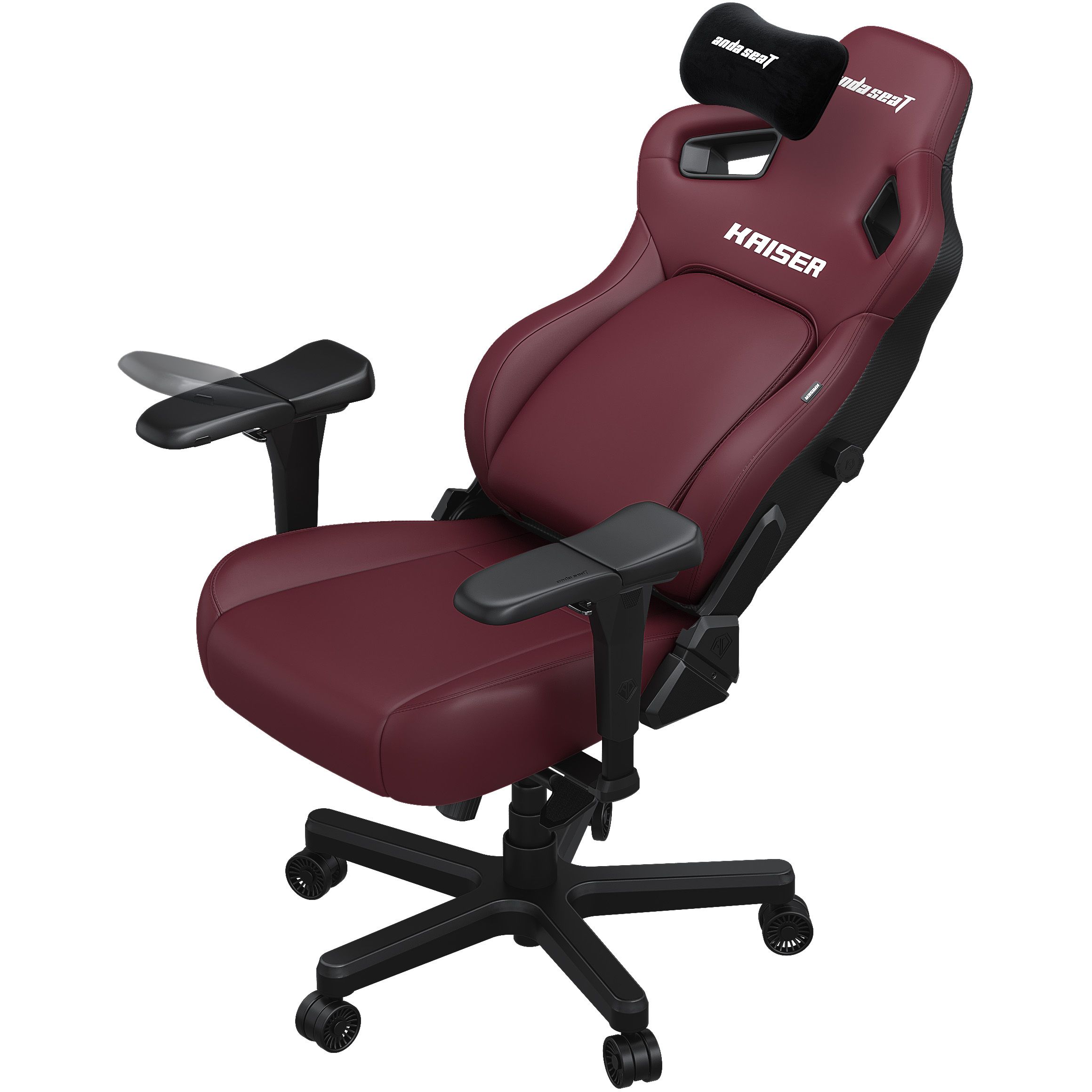 Кресло игровое Anda Seat Kaiser 4 Size XL Maroon Premium PVC (AD12YDDC-XLL-20-A-PV/C) - фото 2