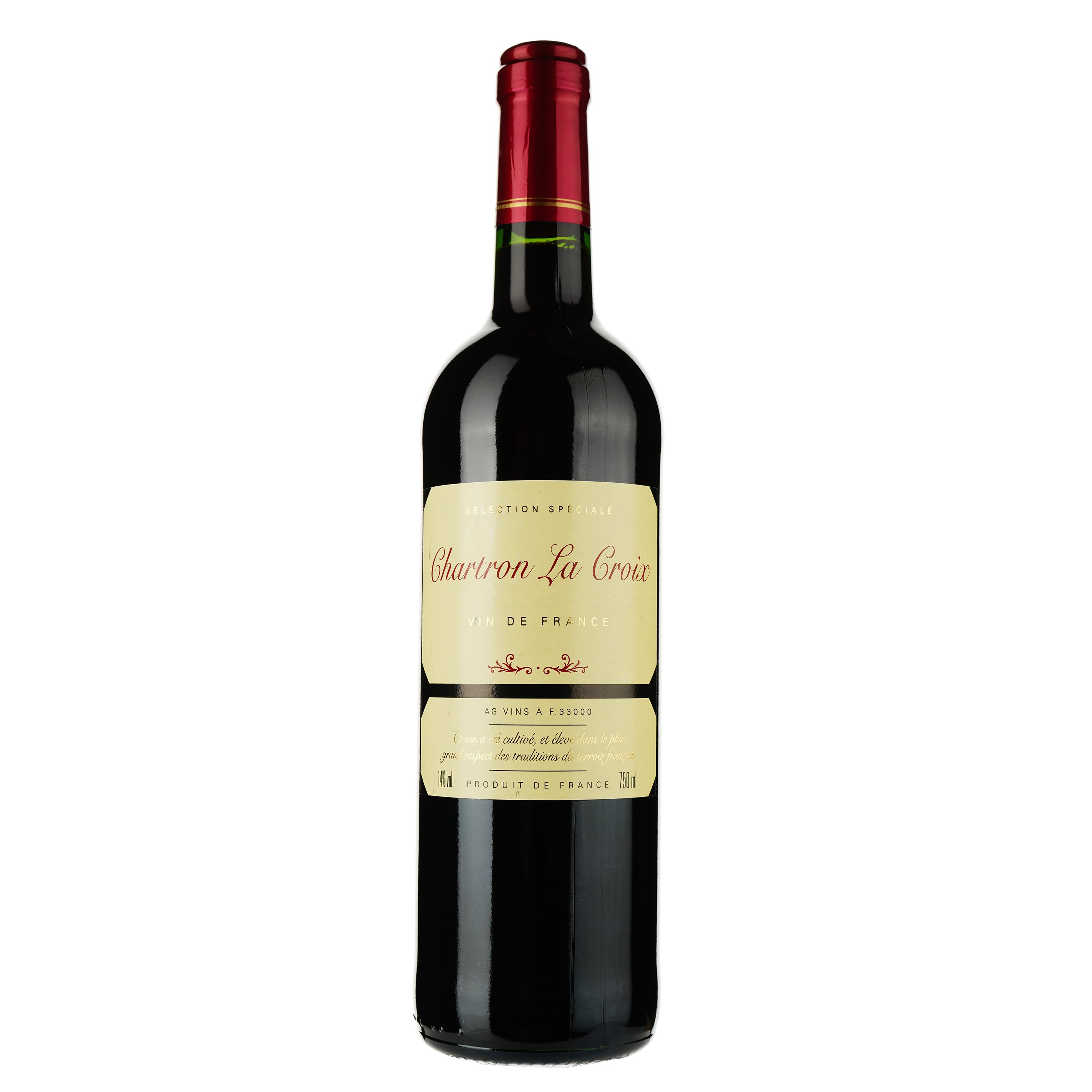 Вино AG Vins Chartron La Croix Vin de France 2021 красное сухое 0.75 л - фото 1