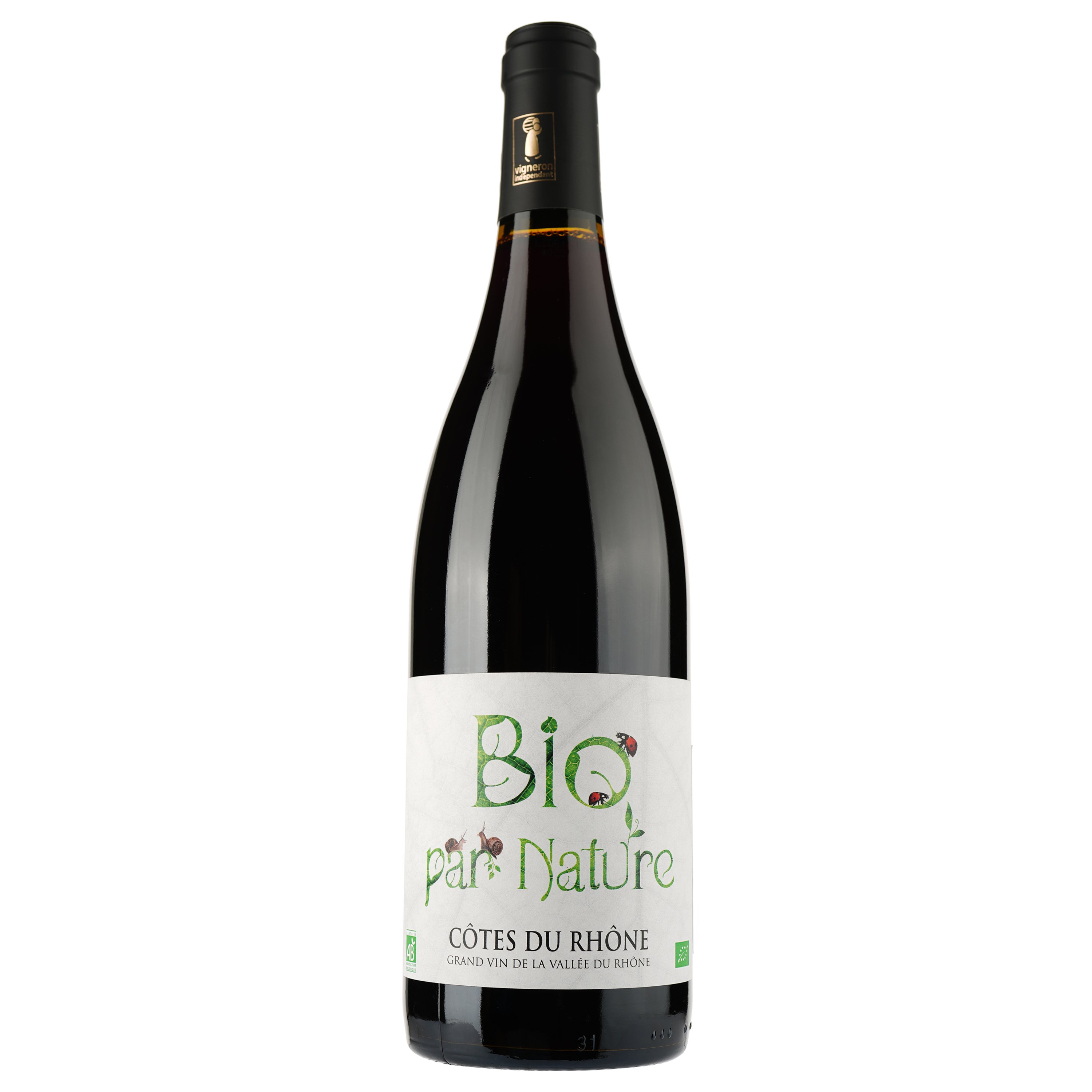 Вино Bio Par Nature 2019 AOP Cotes du Rhone, красное, сухое, 0,75 л - фото 1