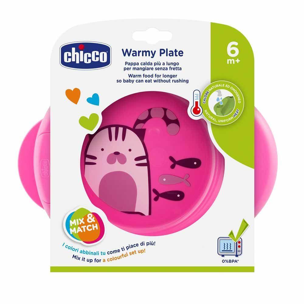 Термоустойчивая тарелка Chicco Warmy Plate, розовый (16000.10) - фото 3