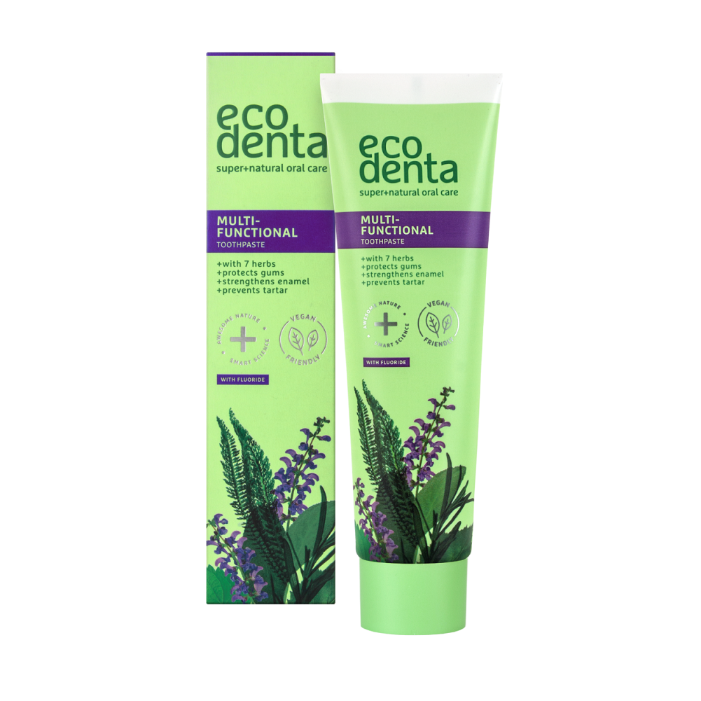 Зубная паста Ecodenta green line, 7 трав, 100 мл - фото 1