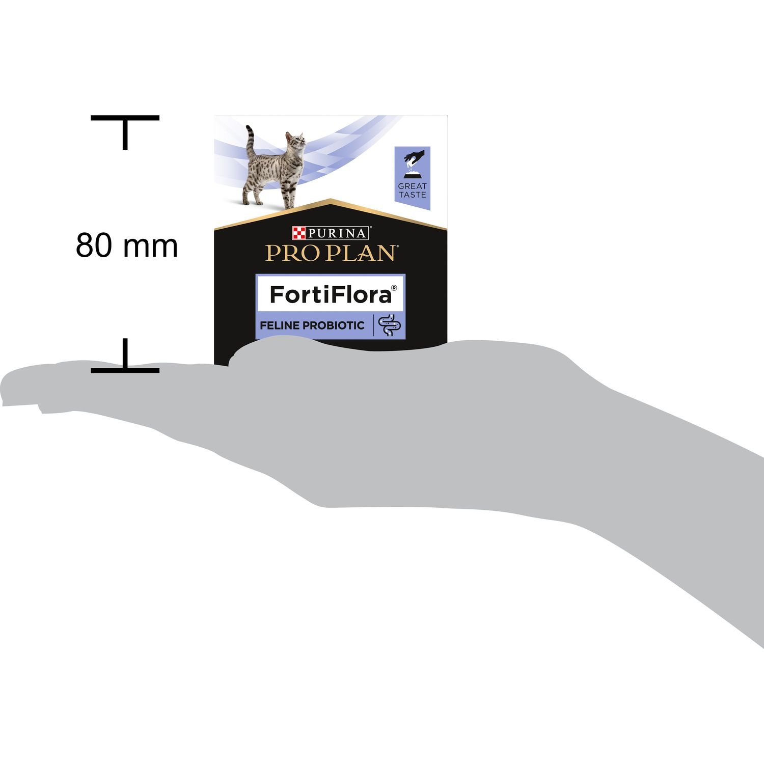 Кормова добавка з пробіотиком Purina Pro Plan FortiFlora для дорослих котів та кошенят для підтримання нормальної міклофлори шлунково-кишкового тракту 30 г (30 шт. х 1 г) (12381923) - фото 3