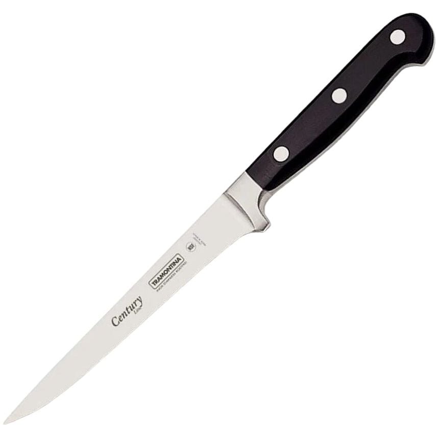 Кухонный нож обвалочный Tramontina 152 мм Черный 000266725 - фото 1