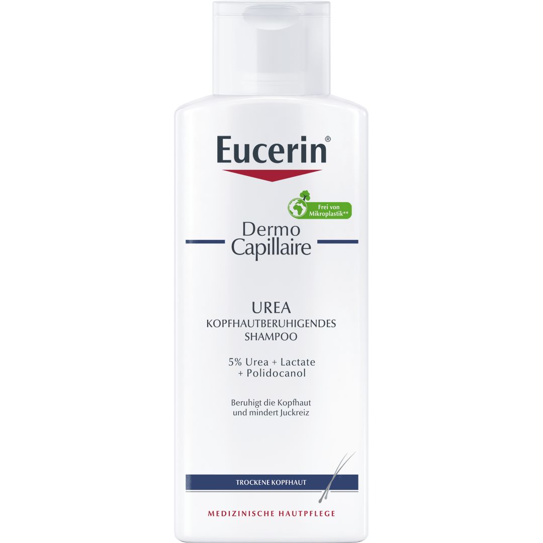 Заспокійливий шампунь Eucerin Dermo Capillaire для сухої та подразненої шкіри голови, 250 мл - фото 1