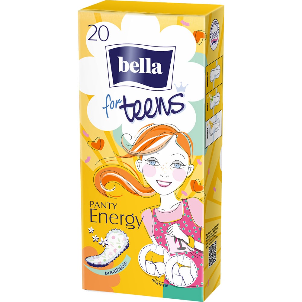 Щоденні прокладки Bella for Teens Energy 20 шт. - фото 1