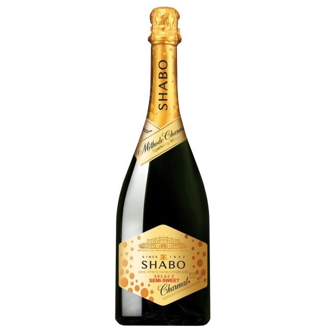 Вино ігристе Shabo Select, біле, напівсолодке, 10,5-13,5%, 0,75 л - фото 1