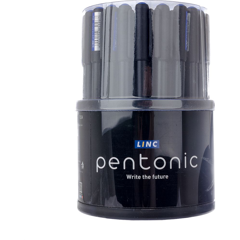 Ручка кулькова Linc Pentonic, 0,7 мм, мікс кольорів на стенді, 50 шт (411990) - фото 1