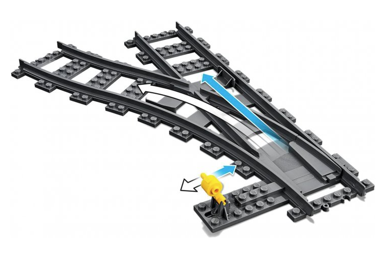 Конструктор LEGO City Залізничні стрілки, 8 деталей (60238) - фото 5