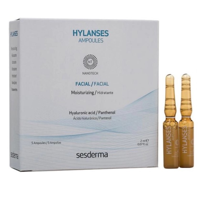 Увлажняющее средство Sesderma Hylanses Ampoules 10 мл (5 шт. х 2 мл) - фото 1