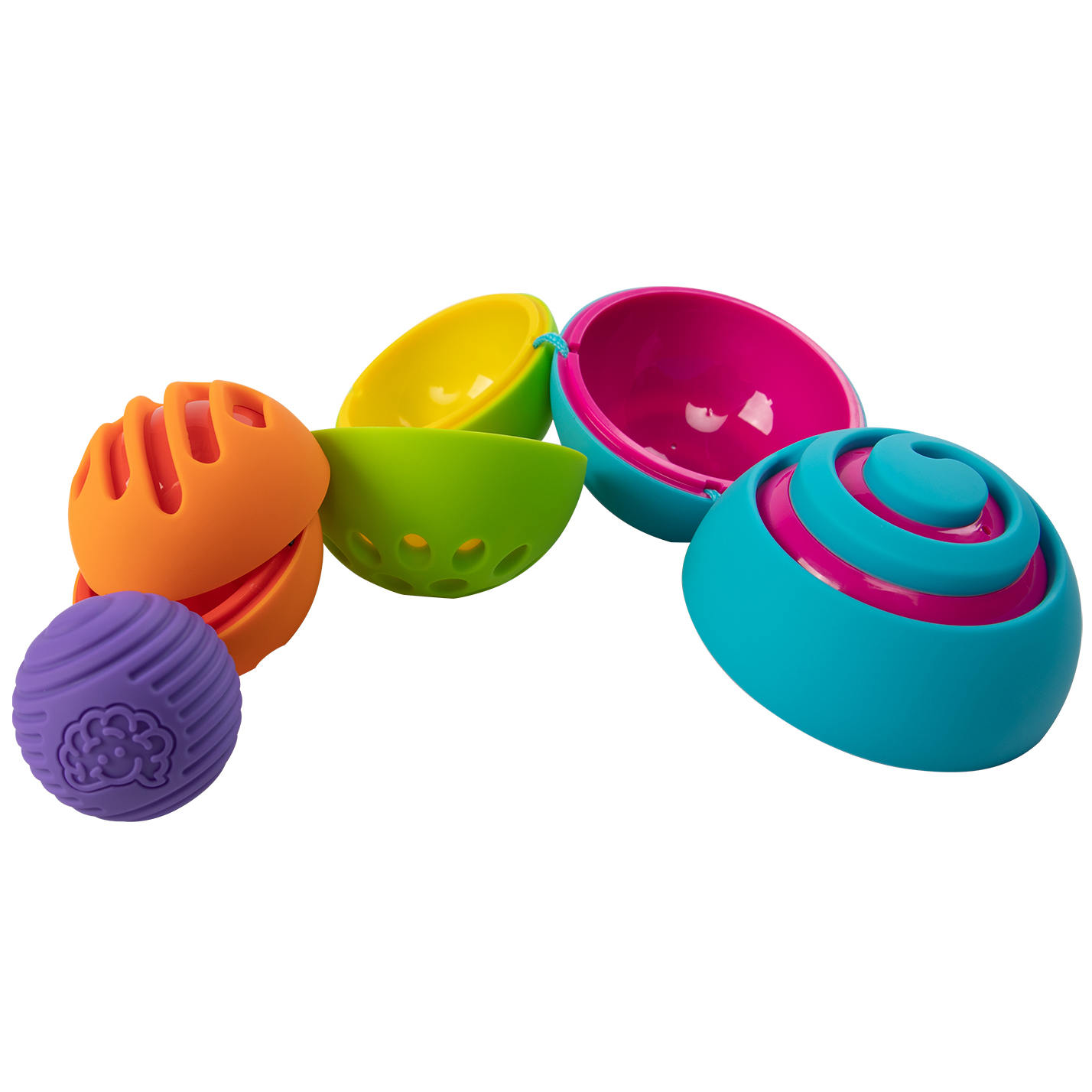 Сенсорная игрушка-сортер Fat Brain Toys Oombee Ball (F230ML) - фото 2