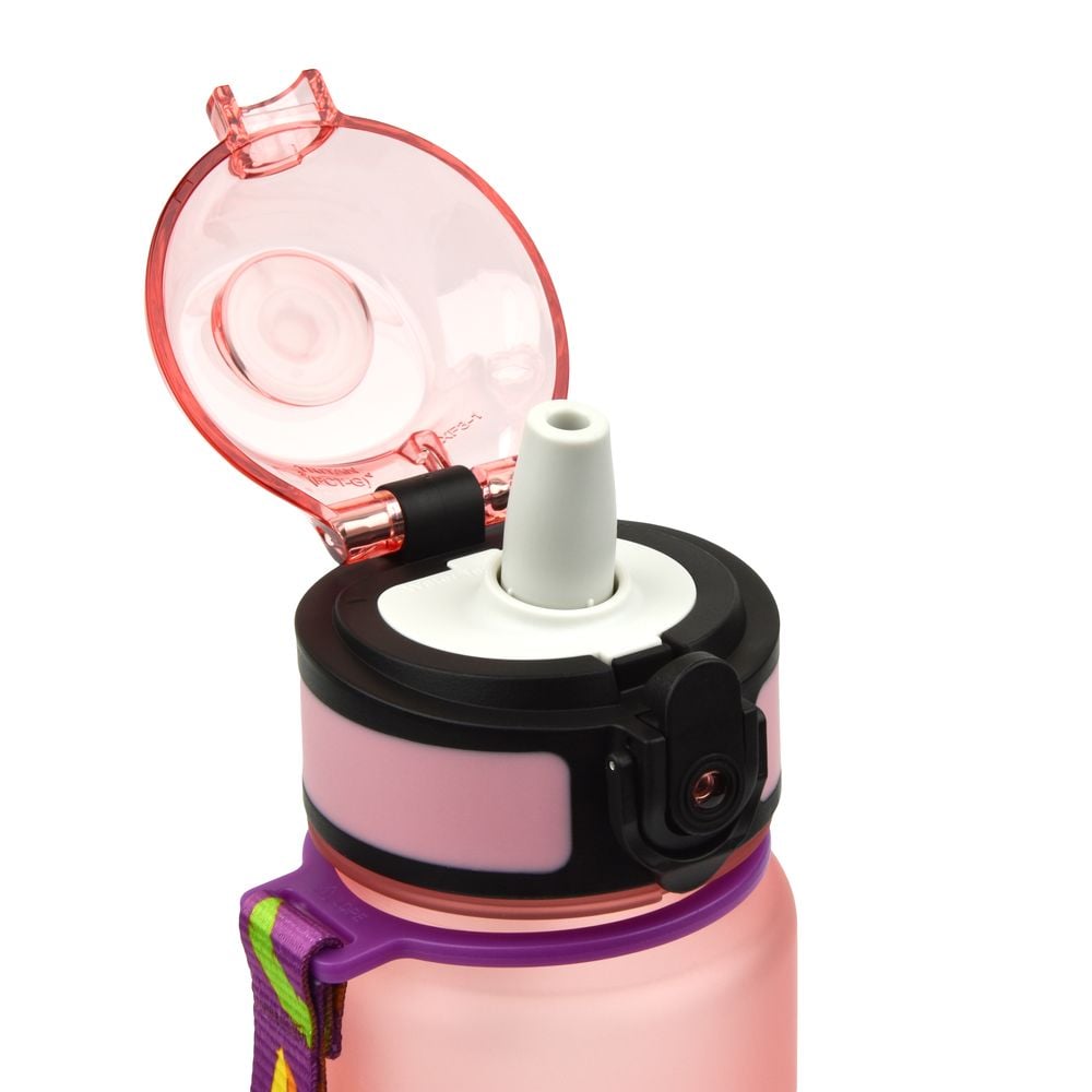 Детская бутылка для воды UZspace LittleBig, коралловая, 350 мл (3020) - фото 5