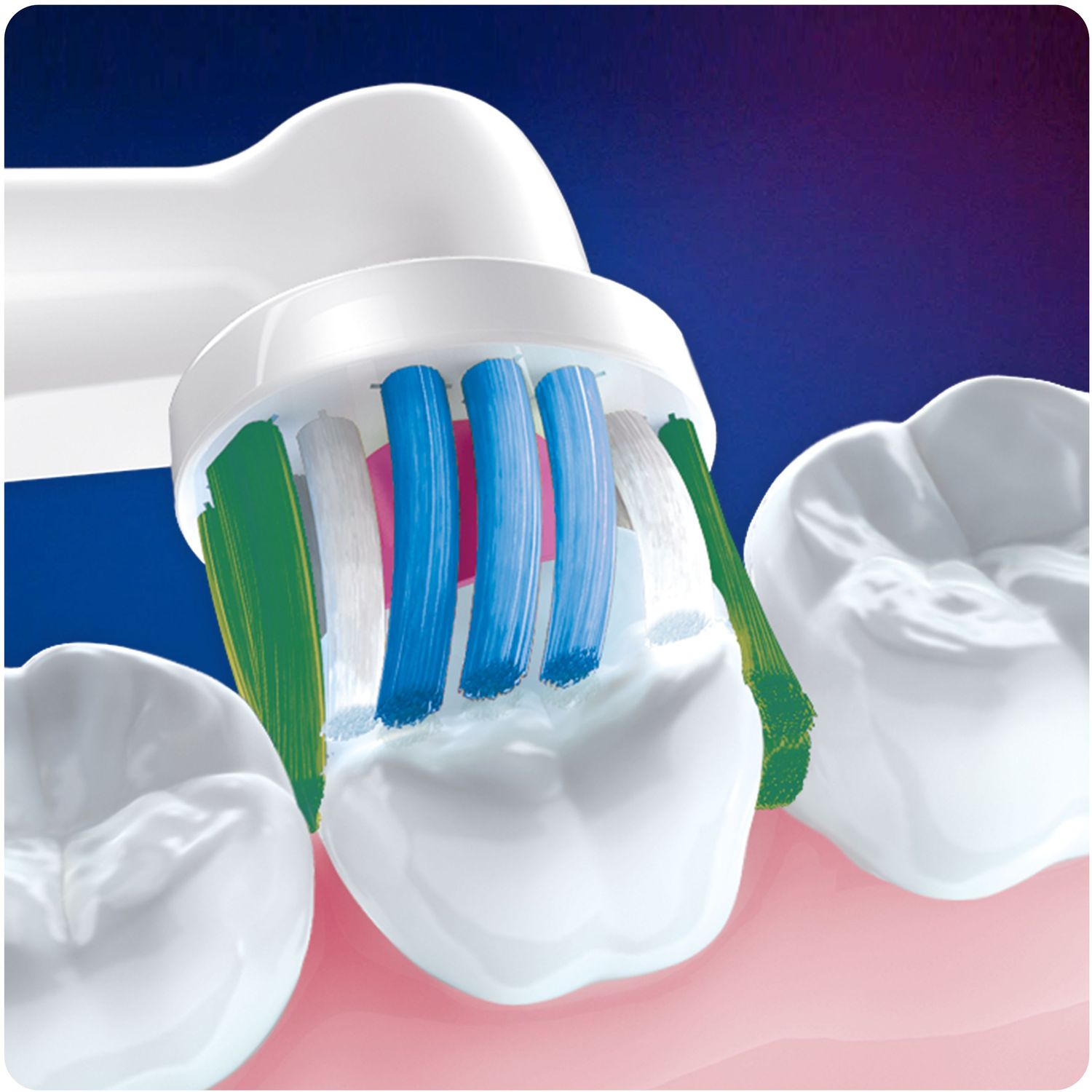 Насадки для электрической зубной щётки Oral-B 3D White CleanMaximiser, 2 шт. - фото 4