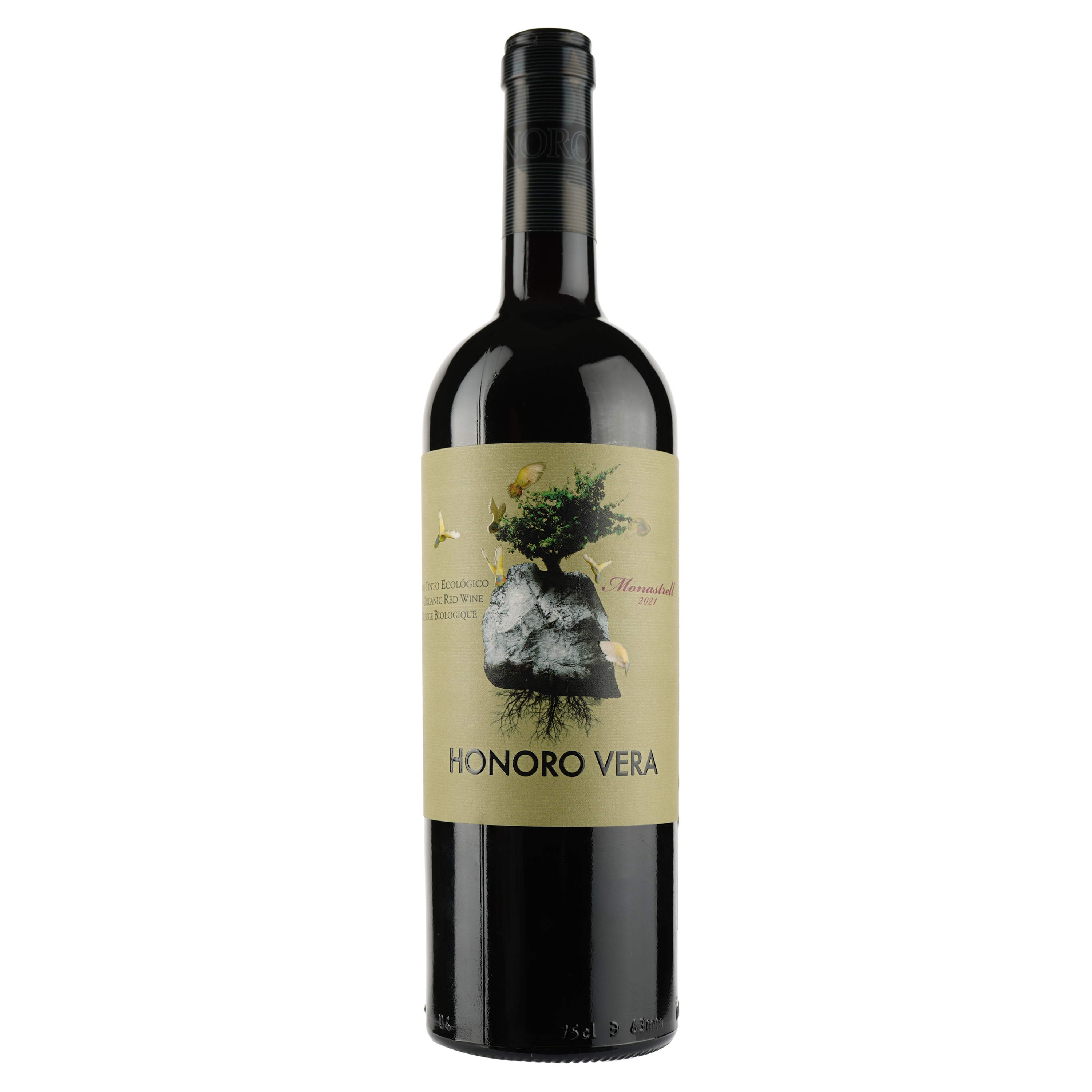 Вино Bodegas Ateca Honoro Vera Organic, червоне, сухе, 14,5%, 0,75 л (31865) - фото 1