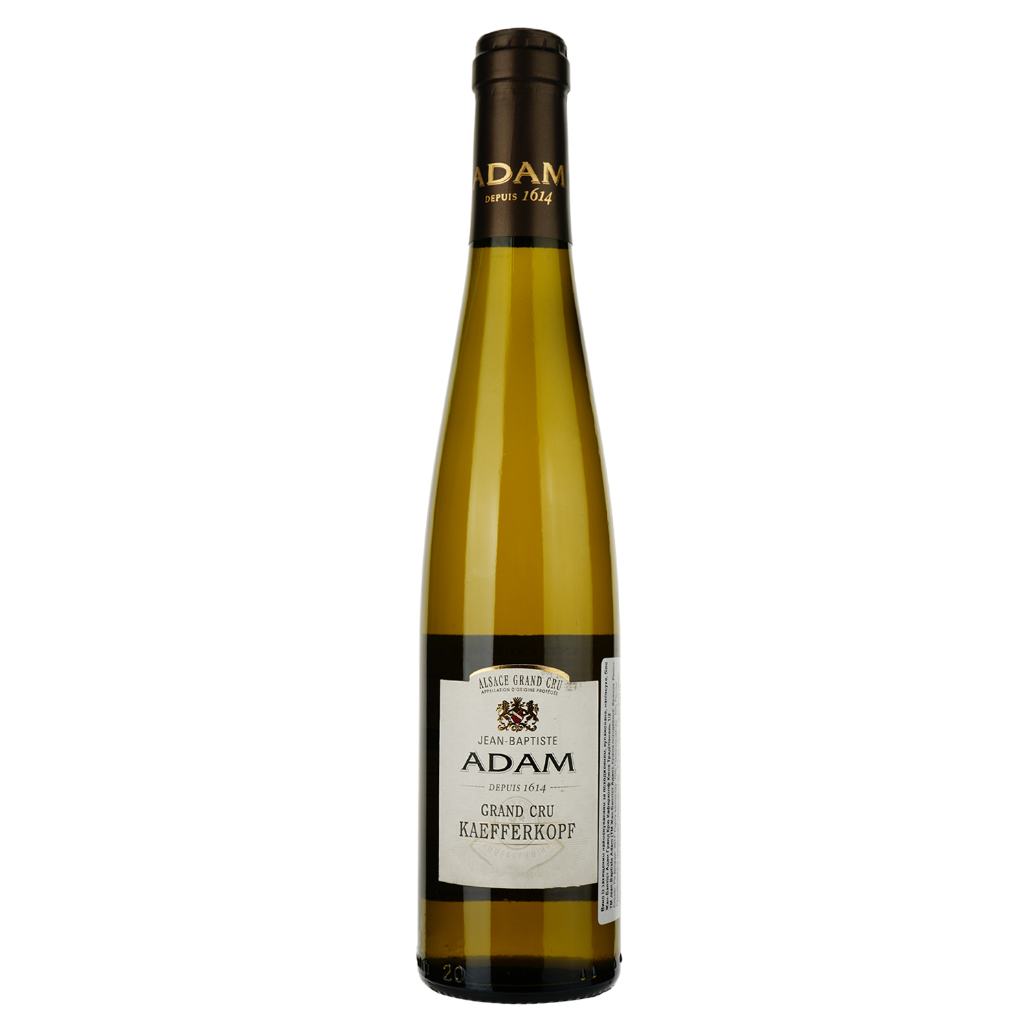 Вино Jean-Baptiste Adam Grand Cru Kaefferkopf Cuvée Traditionnelle белое полусухое 0.375 л - фото 1