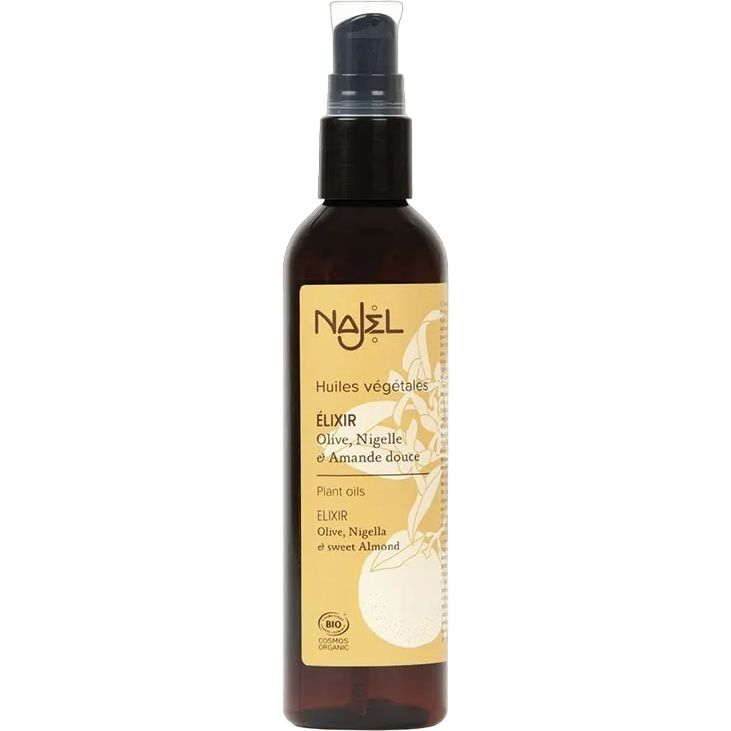 Еліксир з рослинних олій Najel Elixir Olive, Nigella & Sweet Almond 125 мл - фото 1