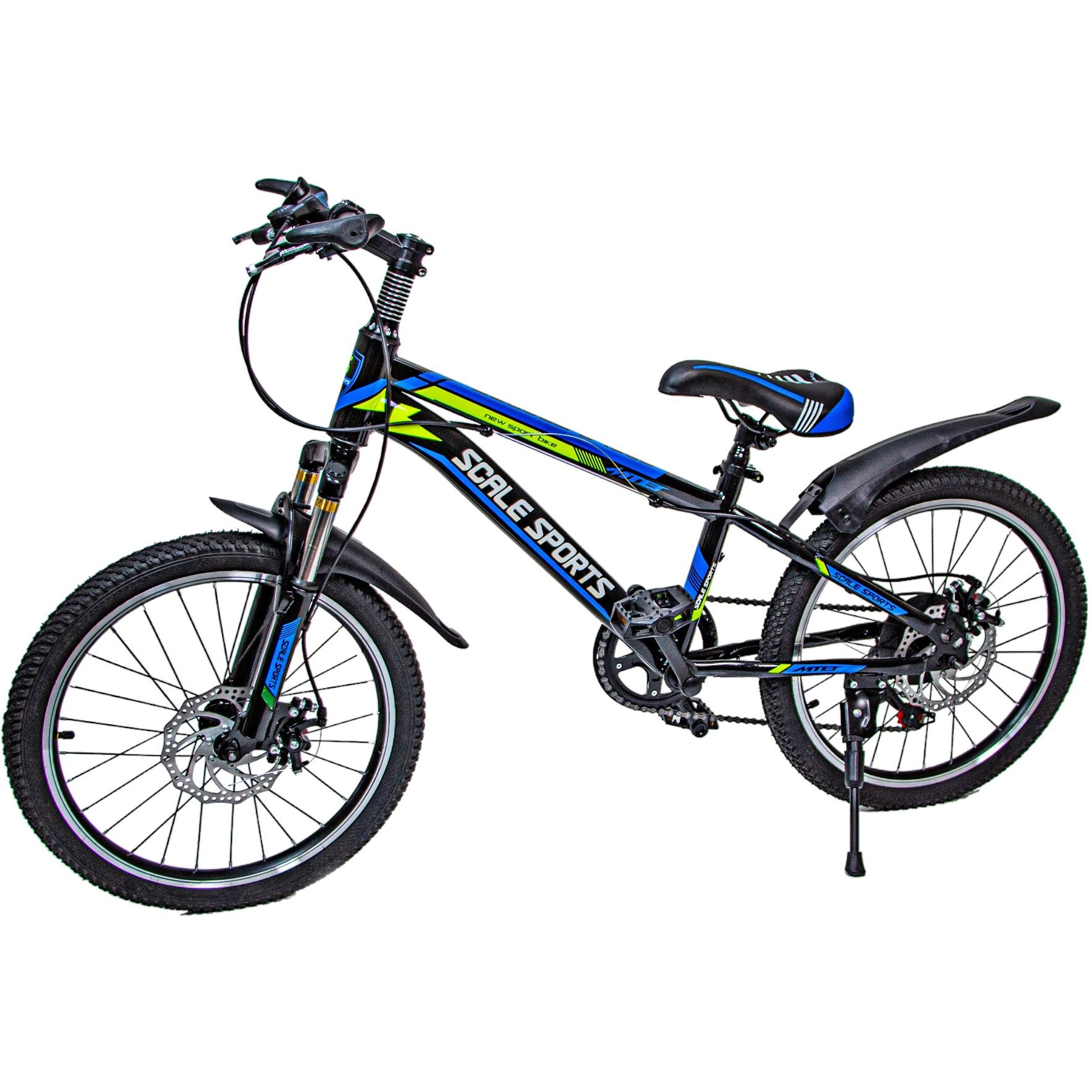 Детский велосипед Scale Sports 20 дюймов синий 231868 - фото 1