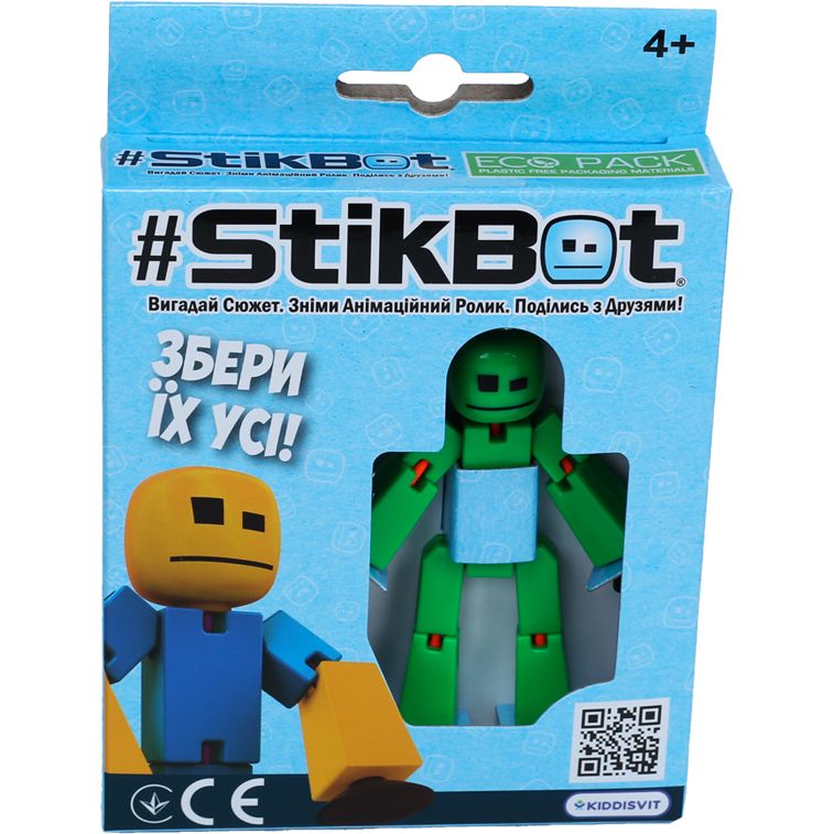 Фигурка Stikbot Зеленый, для анимационного творчества (TST616-23UAKDG) - фото 4