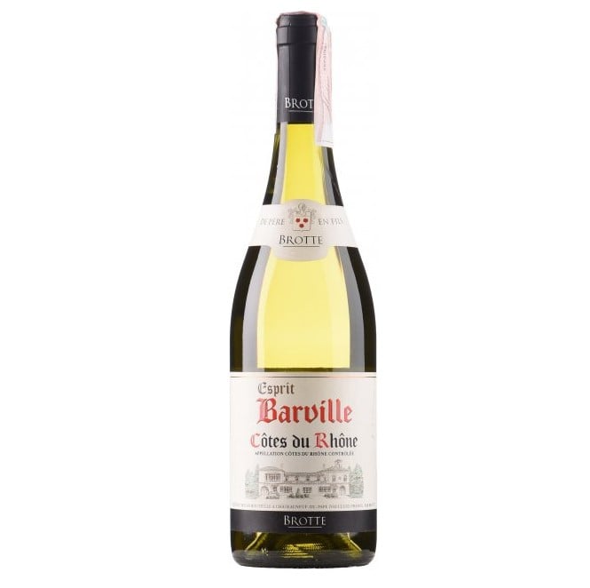 Вино Brotte Cotes du Rhone Esprit Barville Blanc, 13%, 0,75 л - фото 1