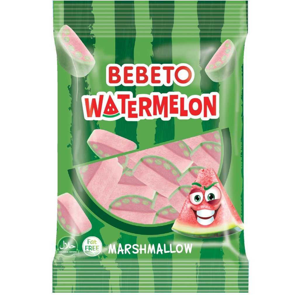 Цукерки-маршмелоу Bebeto Watermelon, 60 г - фото 1