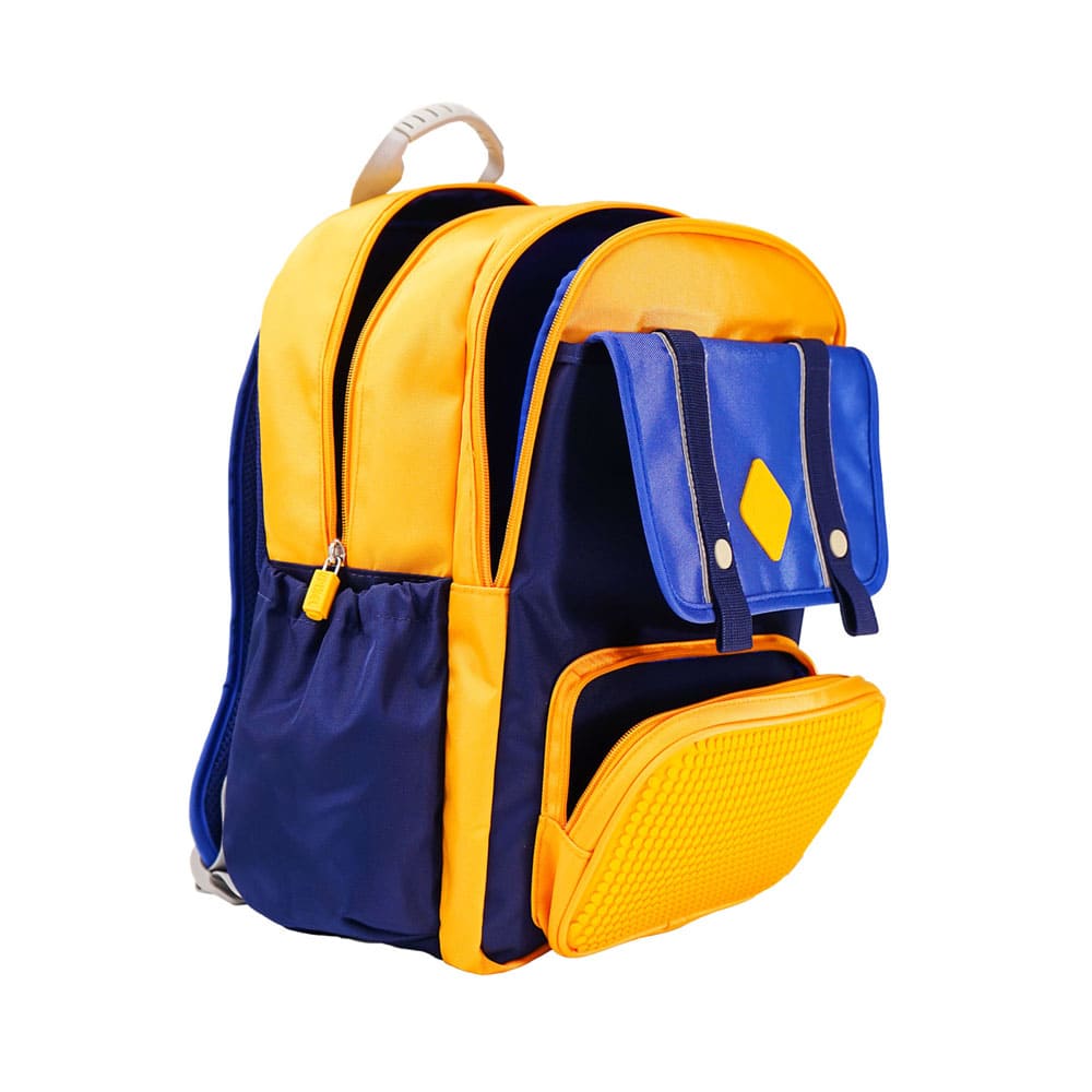 Рюкзак Upixel Dreamer Space School Bag, синий с желтым (U23-X01-B) - фото 2